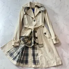 バーバリーブルーレーベル トレンチコート ライナー 2way B1429