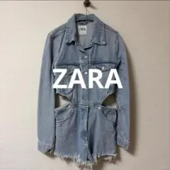 値下　ZARA ザラ　デニム　つなぎ　オールインワン