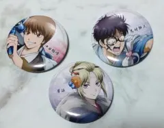 銀魂　新劇場版吉原大炎上　ローソン　缶バッジ　新八　　月詠　沖田