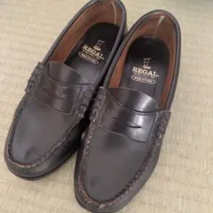 REGAL 黒 ワイドフィッティング モカシンのサムネイル