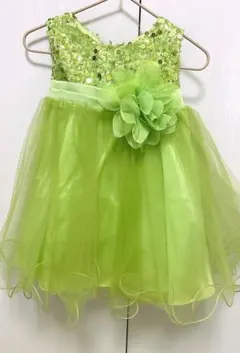 ベビードレス グリーン 80サイズ