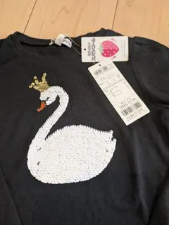 本日更に→お値下げ→新品タグ付き　エニィファム　ミラクルスパンコールカットソー