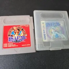 ポケットモンスター 赤　銀 ゲームボーイソフトセット