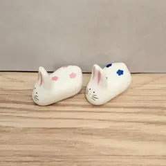ウサギ形箸置き 2個セット