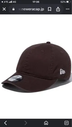 New Era 9thirty キャップブラウンのサムネイル
