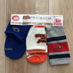 新品　23〜25cm フルーツオブザルーム　ソックス　3足セット
