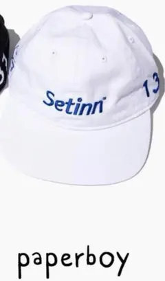 Setinn PaperBoy コラボ キャップ　Blackのサムネイル