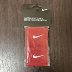 Nike Swoosh Wristbands 赤 2個セット