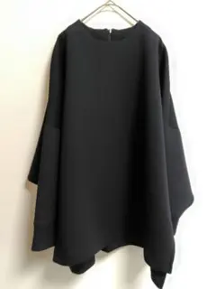 ウィムガゼット　ダンボールプルオーバー　ブラック