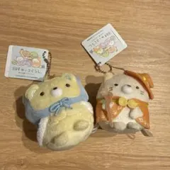 すみっコぐらし コレクション ソフ、はま寿司のぬいぐるみ 3点セット