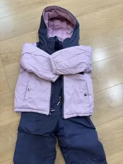 子ども用フード付きスキーウェアセット