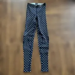 シースリーヒィット　C3fit ネイビー 水玉模様 タイツ レディースSサイズのサムネイル