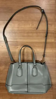 ZARA 2way ショルダーバッグ モスグリーン