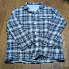 無印良品　フランネル　チェックパジャマ上着のみ