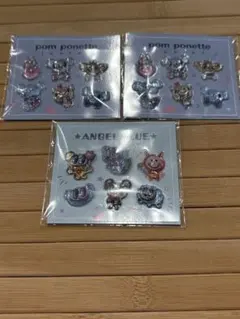 ナルミヤキャラクターズ ぷっくりシール 3種セット セブンイレブン