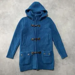 【高級】Bark バーク ダッフルコート フード取り外し可 水色 AD39