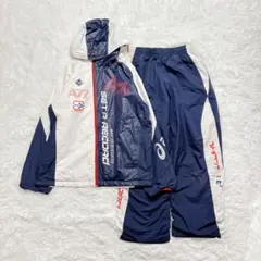 asics アシックス ジャージ上下 スポーツ ピステ 秋冬向 ドローコード