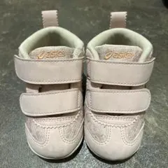 asics アシックス ベルクロ　12.5cm ピンク