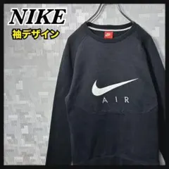 NIKE ナイキ トレーナー スウェット メンズ S 赤タグ ブラック 黒 古着