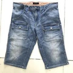 00s BOYCOTT デニム ブッシュパンツ ショーツ ｙ２ｋ 平成 3 美品のサムネイル