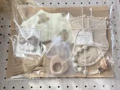 ベビーギフトセット　出産祝い【6点セット】セレクト品　ハンドメイドアクセサリー