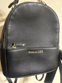 Maison de FLEUR リュック リボン付き M 黒