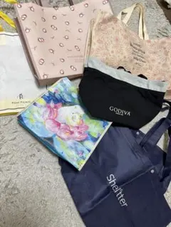 ブランドショップ袋・エコバッグ 7枚セット まとめ売り