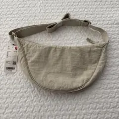 UNIQLO ラウンドミニショルダーバッグ 30 Natural