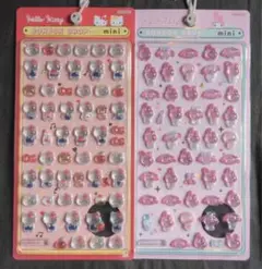 ハローキティ・マイメロディ ボンボンドロップミニシール　セット 正規品