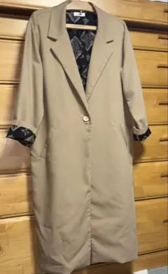 EVRIS トレンチコート ロングコート ペイズリー柄 Fサイズ