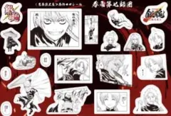 銀魂　吉原大炎上　特典　原作コマシール　神威　阿伏兎