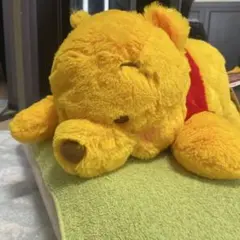 くまのプーさん 赤いほっぺ 寝そべり LLぬいぐるみ