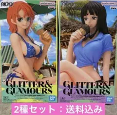 ワンピース GLITTER&GLAMOURS ナミ ロビン 2種セットのサムネイル
