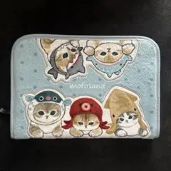 mofusand しまむら　海の生き物にゃん マルチケース 母子手帳　財布のサムネイル
