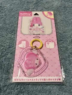 サンリオキャラクターズ マルチリングプラス クリアカラビナ付き マイメロディのサムネイル