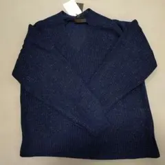 ネイビー ニットセーター Mサイズ