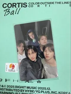 コルティス CORTIS Ball アルバム 封入 メンバー 全員 トレカ