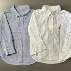 baby GAP ホワイトシャツ 95cm 2歳〜3歳　2枚セット