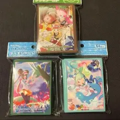 ポケカ　セレナ　ジャローダ&メイ　チルタリス&ルチア　スリーブ　デッキシールド