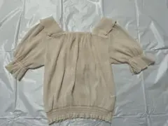 【美品】MAJESTIC LEGON バックリボントップス