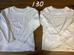 ユニクロ★ヒートテック　エクストラウォーム　白　130cm 2枚セット