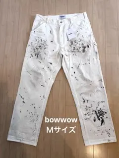 Bowwow ホワイトチノパン ペイント L - メルカリ