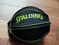 SPALDING ボールケース 黒ライムグリーン スポルディング ボールバッグのサムネイル