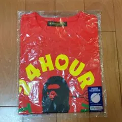 24時間テレビ BAPE コラボTシャツ 赤 未開封 チャリティー