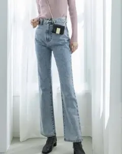 ハイウエストセミフレアデニム GRL CU289