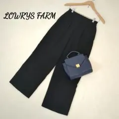ローリーズファーム ワンタック ワイドパンツ 無地キレイめ オフィスコーデ M