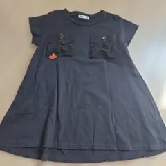 RAG MART 半袖Tシャツ ブラック 110cmのサムネイル
