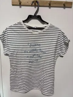 a.v.v ボーダー 半袖Tシャツ 160cmのサムネイル