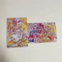 プリキュア　ウエハース　カード2枚セット