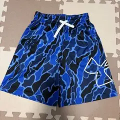 Under Armour 青黒迷彩 ハーフパンツ YMD 140